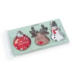 Remise ???? Maisons Du Monde Accessoires De Décoration De Table De Noël 3 Emporte-pièces En Métal - Lot De 2 ????