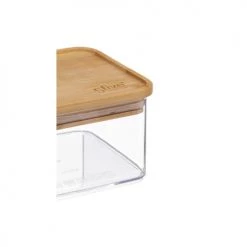 Le moins cher ???? Five Simply Smart Bocaux, Pots Et Bonbonnières Bocal Cuisine Carré En Plastique Avec Bouchon Bambou - 0.5L ???? -pots et bonbonnières Soldes bocal cuisine carre en plastique avec bouchon bambou 0 5l 2