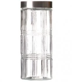 Grosses soldes ⭐ Wadiga Bocaux, Pots Et Bonbonnières Bocal Cuisine Hermétique En Verre Avec Couvercle Inox 2200ml ⭐