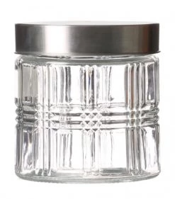 Vente flash ❤️ Wadiga Bocaux, Pots Et Bonbonnières Bocal Cuisine Hermétique En Verre Avec Couvercle Inox 800ml ????