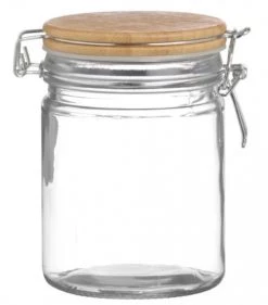 Top 10 ???? Wadiga Bocaux, Pots Et Bonbonnières Bocal Cuisine Hermétique En Verre Couvercle Clip Bambou 0,7L ✔️