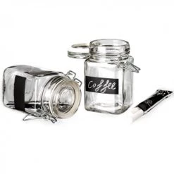 Coupon ???? Wadiga Bocaux, Pots Et Bonbonnières Bocal De Cuisine En Verre Avec étiquette H11,6cm ???? -pots et bonbonnières Soldes bocal de cuisine en verre avec etiquette h11 6cm 2