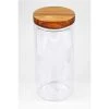 Nouveau ???? Yoko Design Boites De Conservation Alimentaire Bocal En Verre Borosilicate, Couvercle Bois Acacia 1900 Ml ???? -pots et bonbonnières Soldes bocal en verre borosilicate couvercle bois acacia 1900 ml