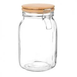 Coupon ???? Maisons Du Monde Bocaux, Pots Et Bonbonnières Bocal En Verre Couvercle En Bambou H20 ✨