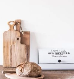 Top 10 ???? Maisons Du Monde Boites De Conservation Alimentaire Boîte à Pain En Métal Blanc Imprimé Noir ???? -pots et bonbonnières Soldes boite a pain en metal blanc imprime noir 1000 9 14 191361 3