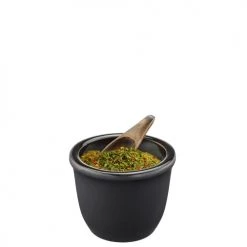 Les meilleures critiques de ???? GEFU Bocaux, Pots Et Bonbonnières Boîte à Sel Et à épices Noir En Céramique Noir ???? -pots et bonbonnières Soldes boite a sel et a epices noir en ceramique noir 2