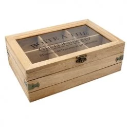 Top 10 ???? Aubry Gaspard Boites De Conservation Alimentaire Boite à Thé 6 Compartiments En Bois ????