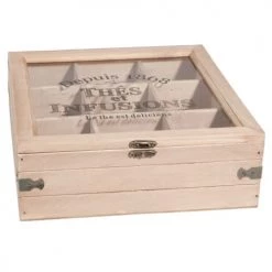 Offres ???? Maisons Du Monde Boites De Conservation Alimentaire Boîte à Thé Imprimée ????