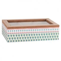 Acheter ⌛ Maisons Du Monde Boites De Conservation Alimentaire Boîte à Thé Verte Et Violette ????