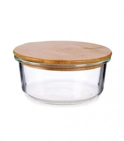 Meilleure vente ???? Wadiga Boites De Conservation Alimentaire Boîte De Conservation Ronde Verre Avec Couvercle Hermétique 62cl ⭐