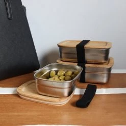 Les meilleures critiques de ✨ Menastyl Boites De Conservation Alimentaire Boîte Hermétique Avec Couvercle En Inox Et Bambou 1,2 L ???? -pots et bonbonnières Soldes boite hermetique avec couvercle en inox et bambou 1 2 l 3