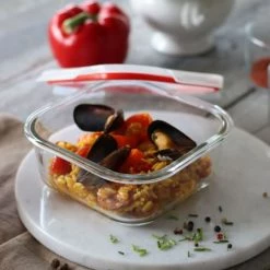 Grosses soldes ???? Menastyl Boites De Conservation Alimentaire Boîte Hermétique Carré 500mL ???? -pots et bonbonnières Soldes boite hermetique carre 500ml 3