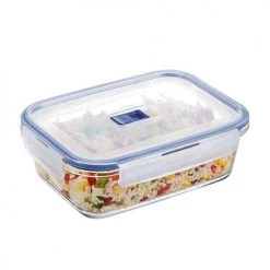 De gros ???? Luminarc Boites De Conservation Alimentaire Boîte Hermétique Rectangle 122cl ???? -pots et bonbonnières Soldes boite hermetique rectangle 122cl 2