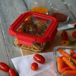 De gros ???? Menastyl Boites De Conservation Alimentaire Boîte Hermétique Rectangle 630ML En Verre ???? -pots et bonbonnières Soldes boite hermetique rectangle 630ml en verre 4