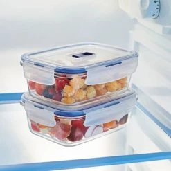 Bon marché ✔️ Luminarc Boites De Conservation Alimentaire Boîte Hermétique Rectangle 82cl ???? -pots et bonbonnières Soldes boite hermetique rectangle 82cl 5