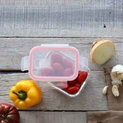 Promo ???? Menastyl Boites De Conservation Alimentaire Boîte Hermétique Rectangulaire 370mL ⭐ -pots et bonbonnières Soldes boite hermetique rectangulaire 370ml 5