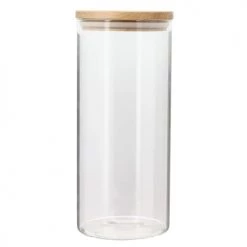 Meilleure affaire ???? Menastyl Boites De Conservation Alimentaire Boîte Hermétique Ronde 1,3L En Verre Borosilicate ????