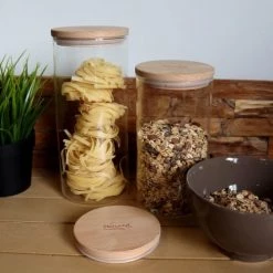 Les meilleures critiques de ⌛ Menastyl Boites De Conservation Alimentaire Boîte Hermétique Ronde 1L En Verre Borosilicate ???? -pots et bonbonnières Soldes boite hermetique ronde 1l en verre borosilicate 2