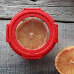 Sortie ❤️ Menastyl Boites De Conservation Alimentaire Boîte Hermétique Ronde 370mL En Verre ???? -pots et bonbonnières Soldes boite hermetique ronde 370ml en verre 2