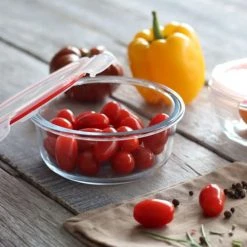 Le moins cher ???? Menastyl Boites De Conservation Alimentaire Boîte Hermétique Ronde 640 ML ???? -pots et bonbonnières Soldes boite hermetique ronde 640 ml 4