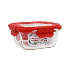 Promo ???? Menastyl Boites De Conservation Alimentaire Boîte Hermétique Ronde 640mL En Verre ???? -pots et bonbonnières Soldes boite hermetique ronde 640ml en verre 1