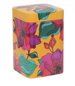 Meilleure vente ✨ Eigeinart Boites De Conservation Alimentaire Boite Métallique Pour Le Thé Ou Le Café Poppy Orange 100g ????