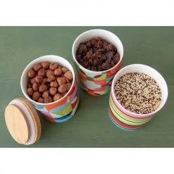 De gros ???? Remember Bocaux, Pots Et Bonbonnières Boîte Porcelaine Bambou Solena 0,275L ⌛ -pots et bonbonnières Soldes boite porcelaine bambou solena 0 275l 2