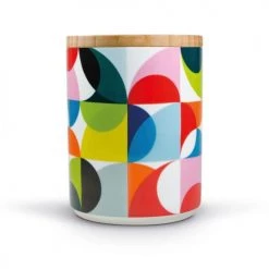 Nouveau ???? Remember Bocaux, Pots Et Bonbonnières Boîte Porcelaine Bambou Solena 1,25L ????