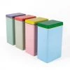Promo ???? Remember Boites De Conservation Alimentaire Boîtes En Métal Multicolores - Lot De 4 ⌛ -pots et bonbonnières Soldes boites en metal multicolores lot de 4