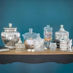 Budget ???? Maisons Du Monde Cloches Et Verrerie Bonbonnière En Verre H 18 Cm ???? -pots et bonbonnières Soldes bonbonniere en verre h 18 cm 1000 11 25 160253 2