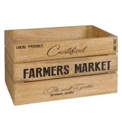 Offres ???? Maisons Du Monde Paniers Et Corbeilles Cagette En Manguier Imprimé ⭐