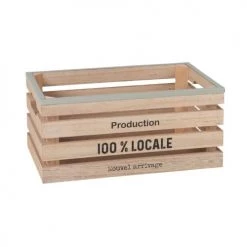 Vente flash ???? Maisons Du Monde Accessoires De Rangement De Cuisine Cagettes Beiges Et Bleu Vert (X2) ???? -pots et bonbonnières Soldes cagettes beiges et bleu vert x2 1000 16 19 228020 3