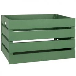 Meilleur prix ???? Maisons Du Monde Accessoires De Rangement De Cuisine Caisse De Rangement Jaune Et Verte ????