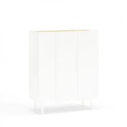 Tout neuf ???? TEULAT Accessoires De Rangement De Cuisine Casier à Bouteilles En Bois Blanc ✔️ -pots et bonbonnières Soldes casier a bouteilles en bois blanc 2