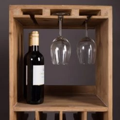 Acheter ???? Dutchbone Accessoires De Rangement De Cuisine Casier à Bouteilles Naturel ???? -pots et bonbonnières Soldes casier a bouteilles naturel 2