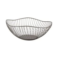 Bon marché ⌛ Present Time Corbeilles à Pain Et à Fruits Corbeille à Fruits Noir ???? -pots et bonbonnières Soldes corbeille a fruits vert mousse