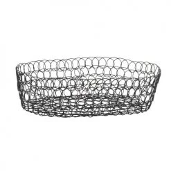 Budget ✨ Maisons Du Monde Corbeilles à Pain Et à Fruits Corbeille En Fer Noire ✨