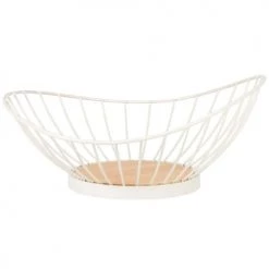 Top 10 ???? Maisons Du Monde Corbeilles à Pain Et à Fruits Corbeille En Métal Filaire écru Et Bambou ✔️