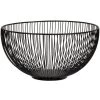 Budget ???? Maisons Du Monde Corbeilles à Pain Et à Fruits Corbeille En Métal Filaire Noir ???? -pots et bonbonnières Soldes corbeille en metal filaire noir 1000 16 32 217004 1