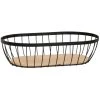 Promo ???? Maisons Du Monde Corbeilles à Pain Et à Fruits Corbeille En Métal Noir Et Bambou Beige ???? -pots et bonbonnières Soldes corbeille en metal noir et bambou beige 1000 3 32 224794 1