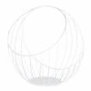 Remise ???? Maisons Du Monde Corbeilles à Pain Et à Fruits Corbeille Ronde En Métal Blanc ???? -pots et bonbonnières Soldes corbeille ronde en metal blanc 1000 12 24 224786 1