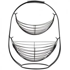 Offres ???? Maisons Du Monde Corbeilles à Pain Et à Fruits Corbeille Sur Deux Niveaux En Métal Noir ????