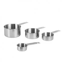 Grosses soldes ???? Maisons Du Monde Accessoires De Rangement De Cuisine Cuillères à Mesurer En Métal Gris ????