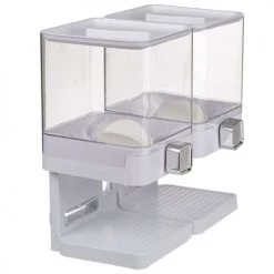 Bon marché ⌛ Out Of The Blue Boites De Conservation Alimentaire Distributeur Double Pour Céréales ????