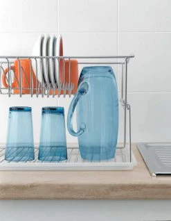 Top 10 ✔️ Metaltex Accessoires De Rangement De Cuisine Egouttoir 2 Niveaux Avec Plateau En Polytherm Silver ⌛ -pots et bonbonnières Soldes egouttoir 2 niveaux avec plateau en polytherm silver 3