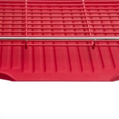 Tout neuf ???? Five Simply Smart Accessoires De Rangement De Cuisine Égouttoir à Vaisselle Métal 2 Niveaux Rouge ???? -pots et bonbonnières Soldes egouttoir a vaisselle metal 2 niveaux rouge 4