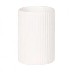 Vente flash ???? Maisons Du Monde Accessoires De Rangement De Cuisine Gobelet De Salle De Bain En Grès écru ????