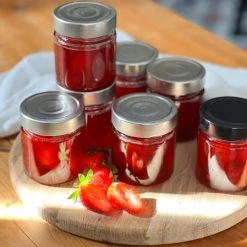 pots et bonbonnières Soldes -pots et bonbonnières Soldes lot de 12 pots muscadin 212ml avec couvercles cuivres 1