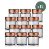 Coupon ???? Little Pots Bocaux, Pots Et Bonbonnières Lot De 12 Pots Muscadin 212ml Avec Couvercles Cuivres ???? -pots et bonbonnières Soldes lot de 12 pots muscadin 212ml avec couvercles cuivres