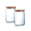 Remise ???? Luminarc Bocaux, Pots Et Bonbonnières Lot De 2 Pots De Conservation 1L ???? -pots et bonbonnières Soldes lot de 2 pots de conservation 1l 1